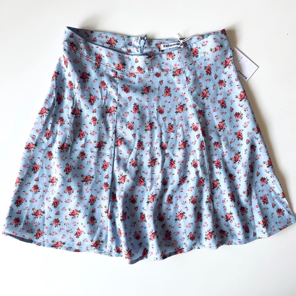 Reformation Flounce Skirt (Petunia) size 10 - Picture 6 of 6